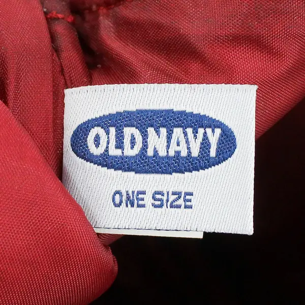 Old Navy Floral Cut Out Red Wool Blend Small Handbag Purse