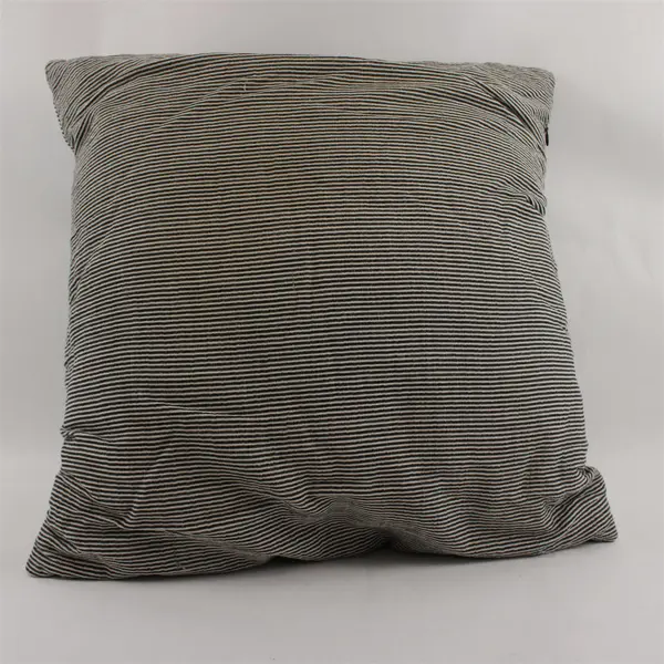 Urban Outfitters  Black/White Striped Nu Twist 20" X 20" Printed Throw Pillow