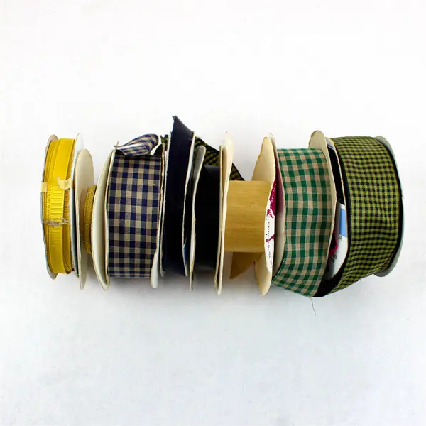 Lot of 15 Ribbon Rolls Various Colors USED