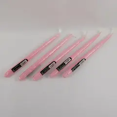 Lot Of 5 Patrician Candle Artisans Inc Matching 12" Pink Taper Candles
