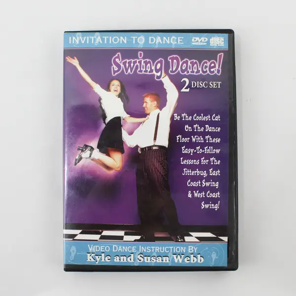 Invitation To Dance Swing Dance DVD/CD Set Kyle & Susan Webb 2003 #44819-9