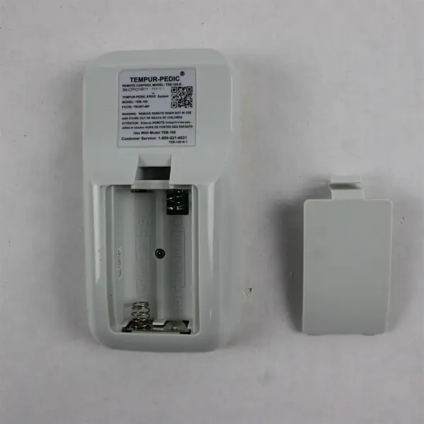 Tempur-Pedic Bed TEB-100-R Remote Control -Lights Up when Buttons Pushed