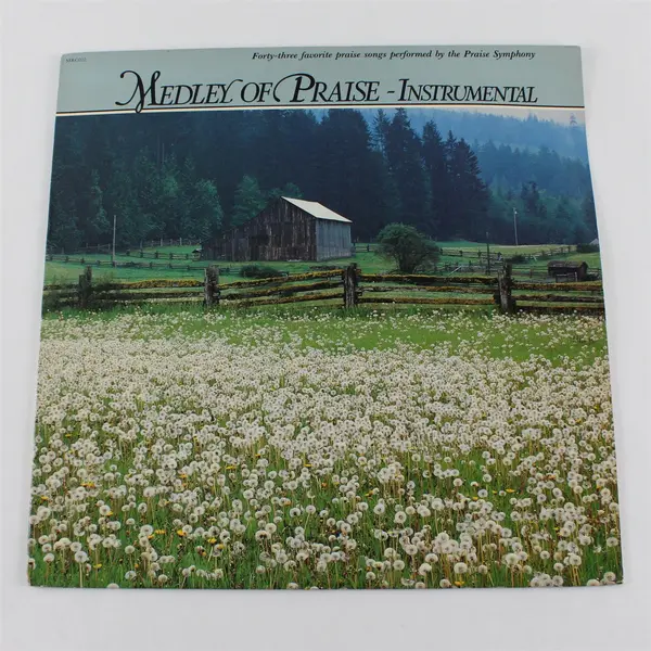 Praise Symphony Orchestra Medley Of Praise Instrumental 12" LP Vinyl