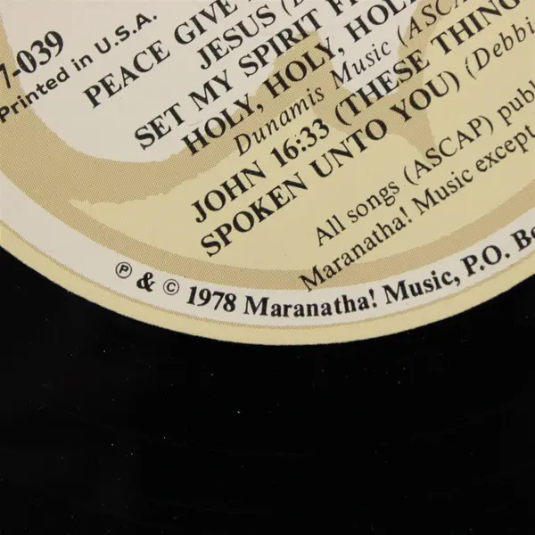Maranatha! Music Praise Strings II 12" Vinyl LP