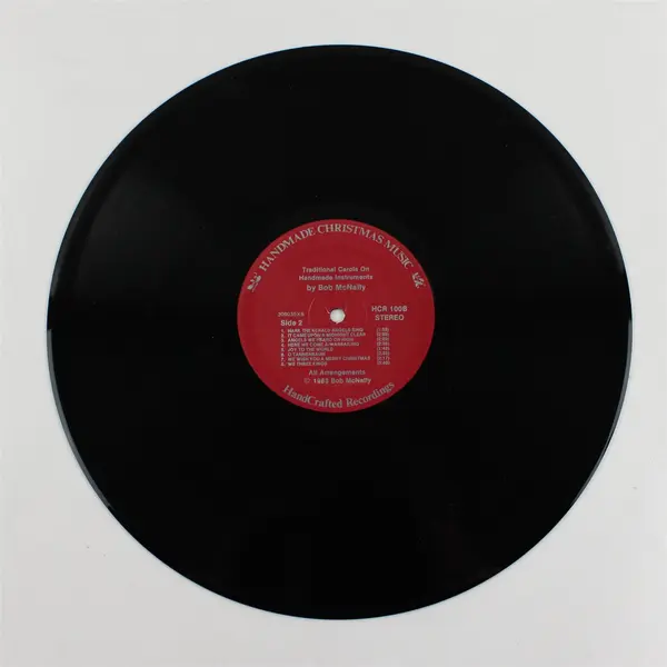 Bob McNally Handmade Christmas Music 12" Vinyl Record