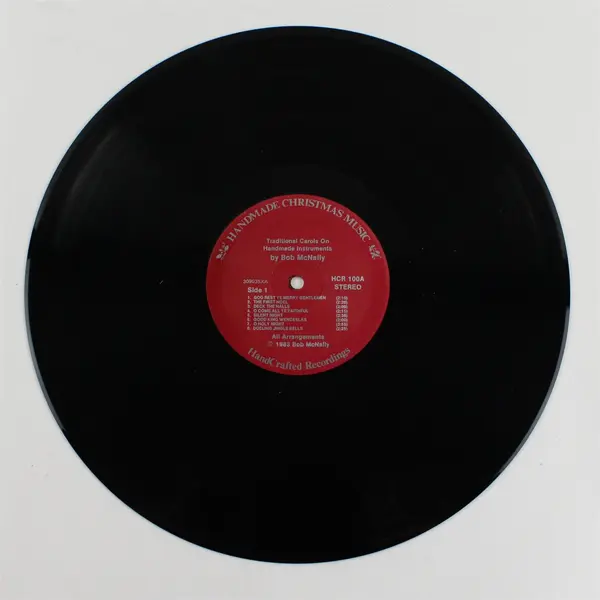 Bob McNally Handmade Christmas Music 12" Vinyl Record
