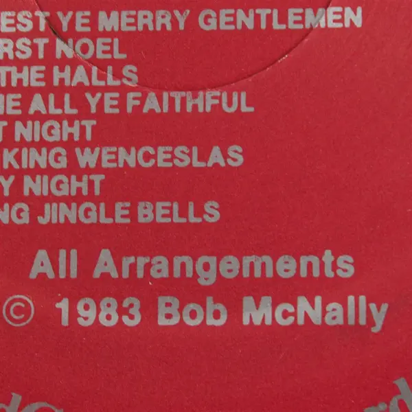 Bob McNally Handmade Christmas Music 12" Vinyl Record