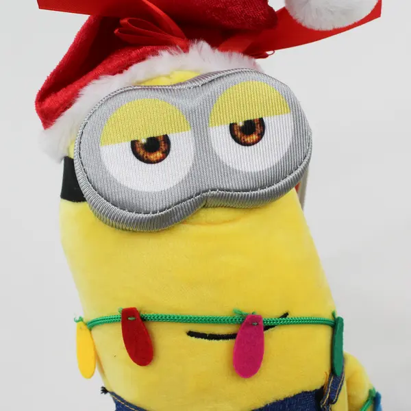 Illumination's Minions Santa Kevin Jingle Bells 10" Singing Moving Plush 