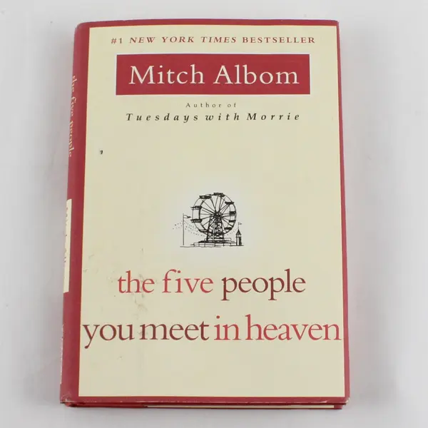 The Five People You Meet in Heaven Mitch Albom 2003 HC Dust Jacket