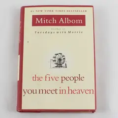 The Five People You Meet in Heaven Mitch Albom 2003 HC Dust Jacket