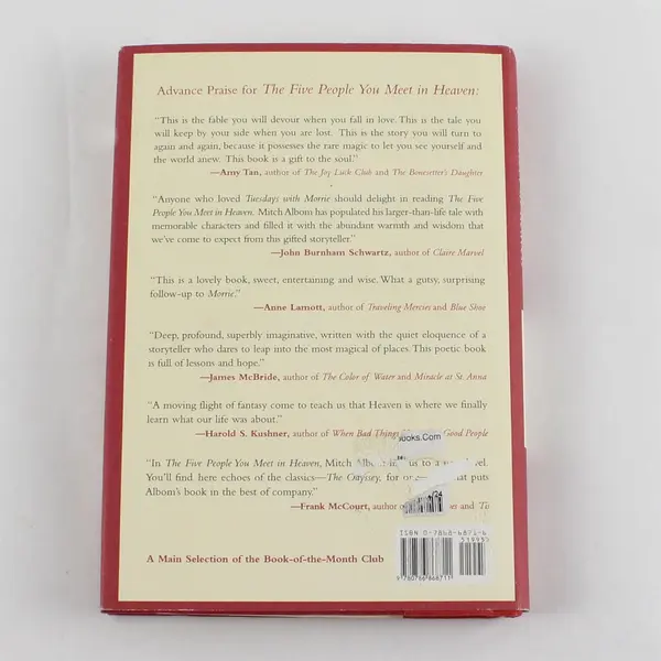 The Five People You Meet in Heaven Mitch Albom 2003 HC Dust Jacket