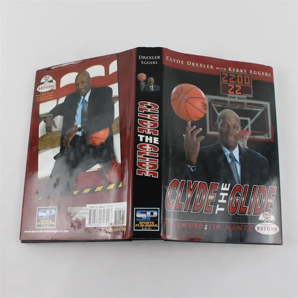 Clyde the Glide Signed Inscribed Personalized Hardcover DVD Drexler Eggers