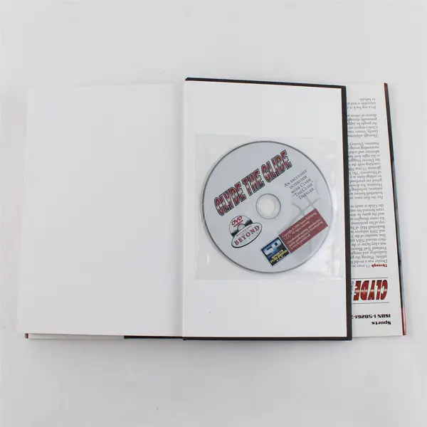Clyde the Glide Signed Inscribed Personalized Hardcover DVD Drexler Eggers