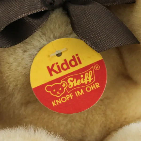 Steiff Kiddi 5701/20 Light Tan Beige Stuffed Bear 7 in Tags Intact