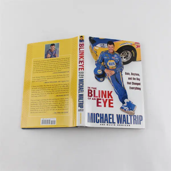 In the Blink of an Eye by Michael Waltrip Ellis Henican 1st Edition 2011 HC DJ