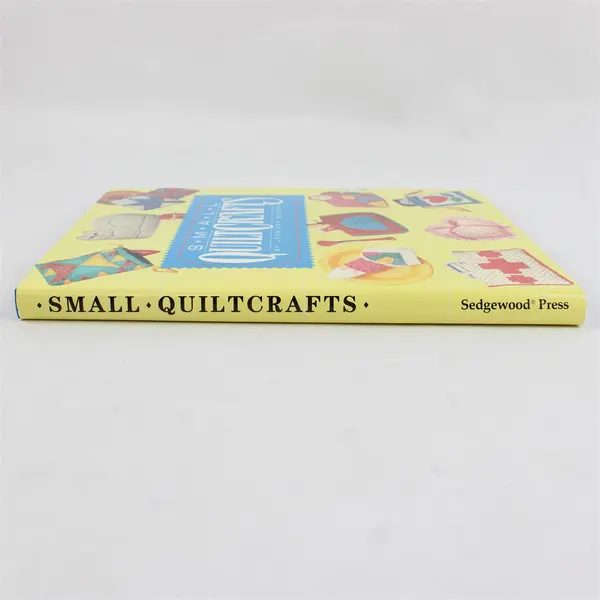 Small Quiltcrafts Jennifer Geiger 1989 First Ed Hardcover Dust Jacket Good