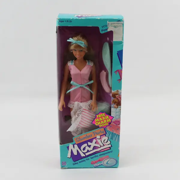 1988 Hasbro Maxie Slumber Party 11.5" Fashion Doll New Worn Box