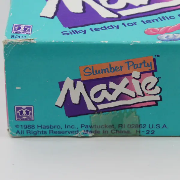 1988 Hasbro Maxie Slumber Party 11.5" Fashion Doll New Worn Box