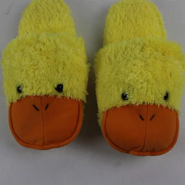 Yellow Duck Indoor Slippers Adult Size Large 9-10