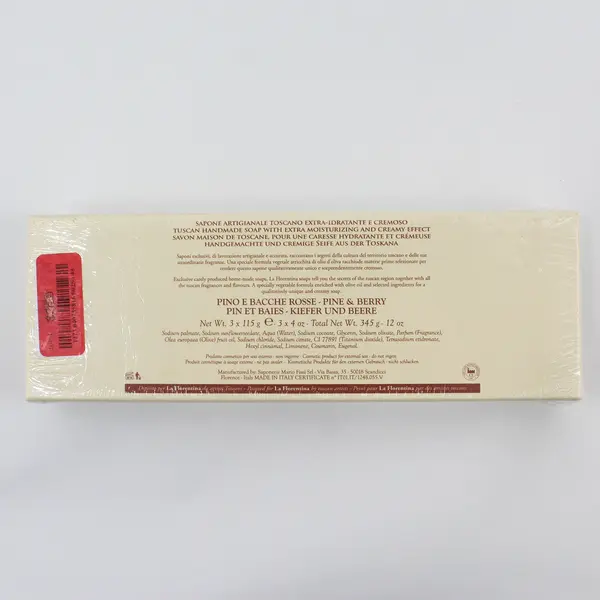 La Florentina Hand Soap Set Pine & Berry 3 Bars
