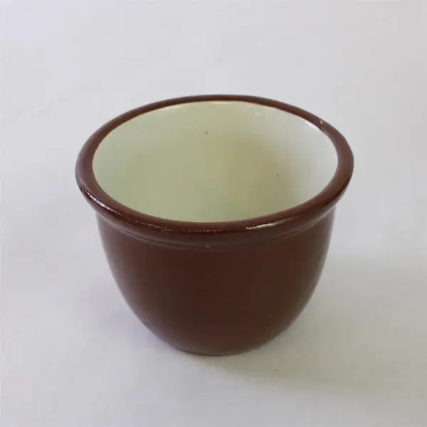 Lot of 3 Vintage Brown Glazed Bean Pot/Casserole Dish & 2 Au Jus Bowls No Lid