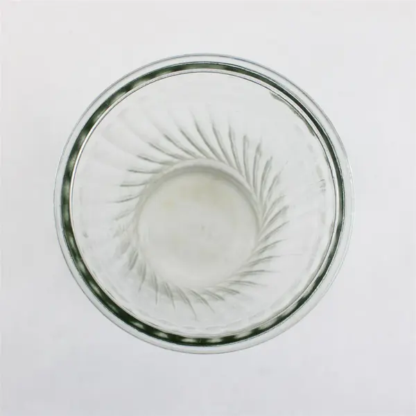 Vintage Hoosier Swirled Ribbed Glass Vase Collectible 9.75in