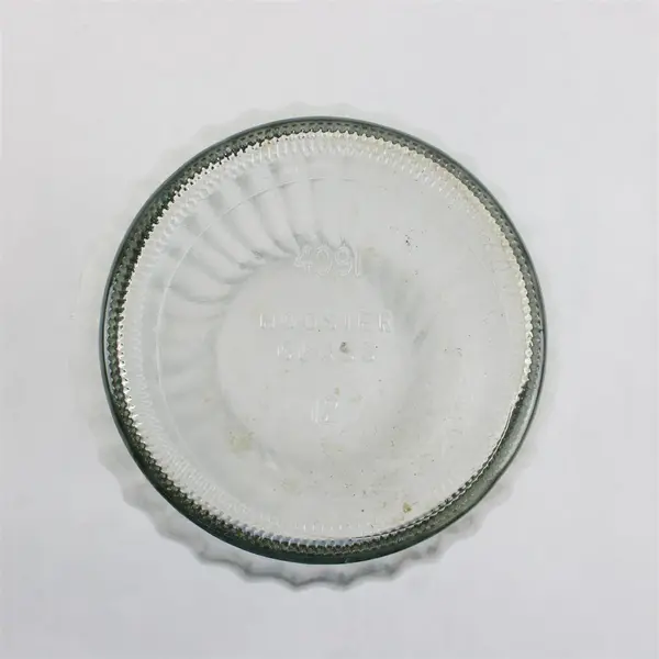Vintage Hoosier Swirled Ribbed Glass Vase Collectible 9.75in