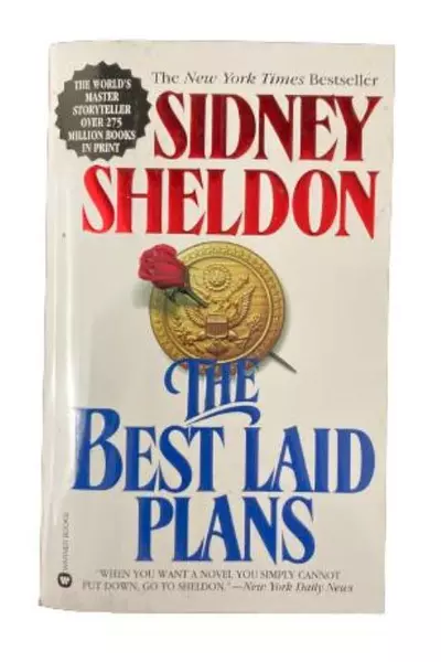 Vintage The Best Laid Plans Sidney Sheldon 1997 Warner Books Paperback Novel