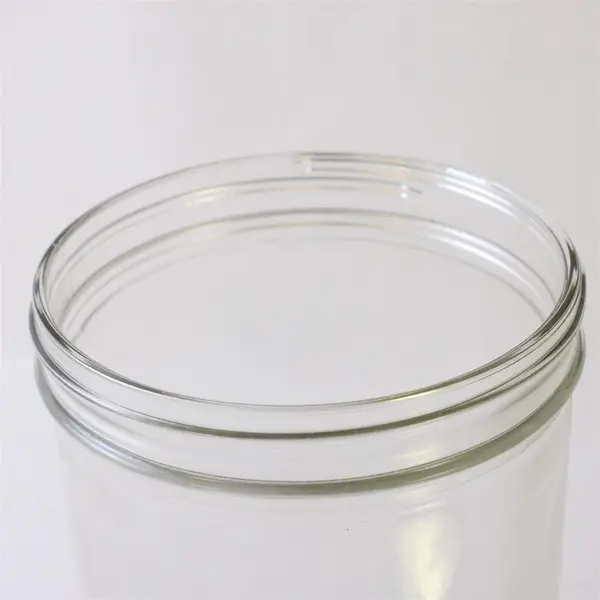Vintage 1970s Kraft Miracle Whip Salad Dressing Glass Jar Blue Tin Lid