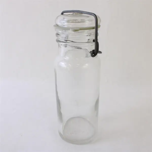 Vintage Wheaton USA No. 18 Clear Glass Canning Jar Lid Gasket Bail