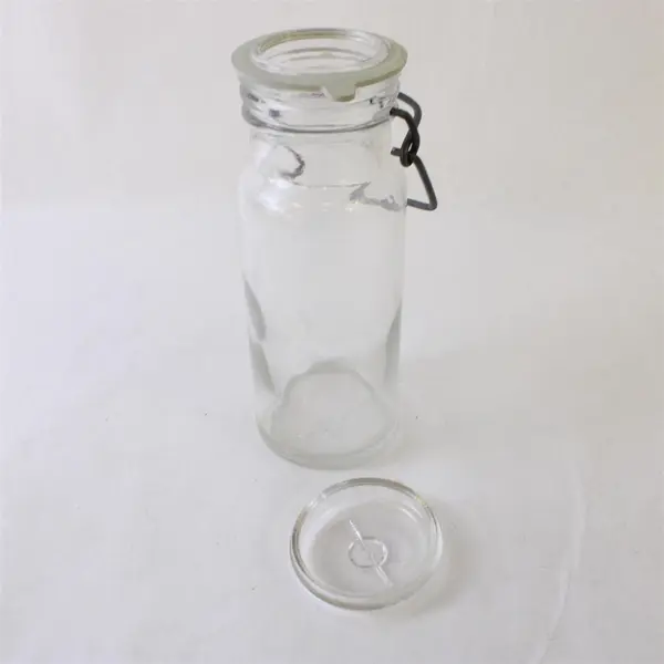 Vintage Wheaton USA No. 18 Clear Glass Canning Jar Lid Gasket Bail