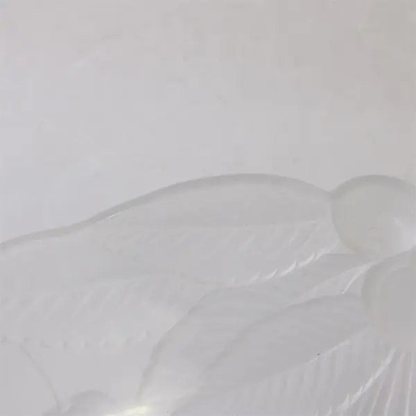 Vintage Mikasa Crystal Bountiful Hostess Bowl 9in Frosted Cherries