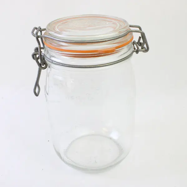 Le Parfait 1L Super French Glass Jar Airtight Wire Bail Rubber Seal