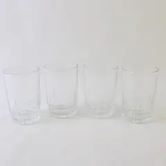 Set of 4 Vintage Arcoroc Lancer 5oz Clear Juice Glasses Made in France