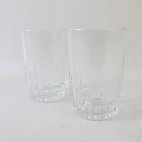 Set of 4 Vintage Arcoroc Lancer 5oz Clear Juice Glasses Made in France