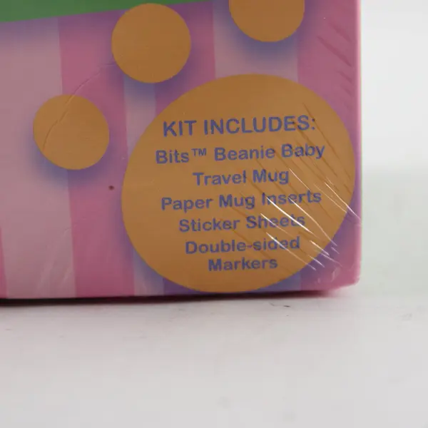 TY Beanie Babies Official Club Kit + BITS the Bear, Travel Mug, and Stickers