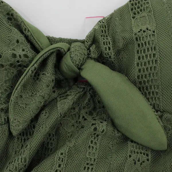 No Boundaries Olive Green Lace Detail Padded Camisole Juniors' XXXL 21