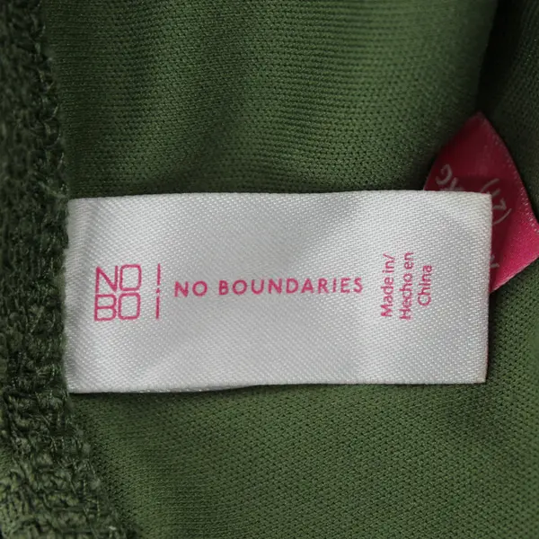 No Boundaries Olive Green Lace Detail Padded Camisole Juniors' XXXL 21