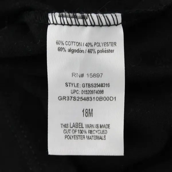Garanimals Solid Black Tank Top Baby's Size 18M