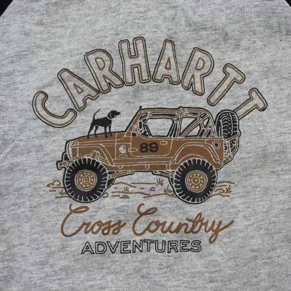 Carhartt Cross Country Adventures Black and Gray One Piece Baby's Size 24M