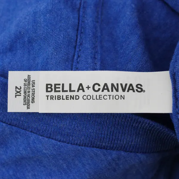 Bella + Canvas 2XL Blue My Rabbi Walks on Water V-Neck The CHOSEN Tee