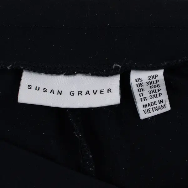 Susan Graver Women's Size 2XP Navy Blue Stretch Pull On Pants