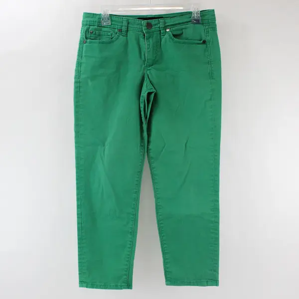 Calvin Klein Jeans Women's Green Skinny Crop Pants Size 8