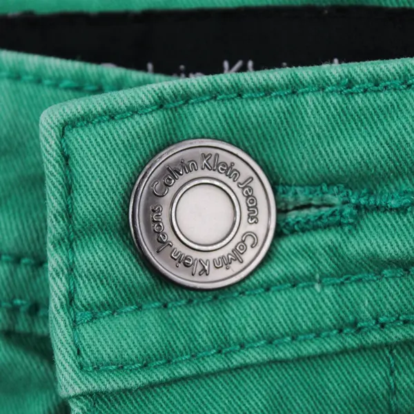 Calvin Klein Jeans Women's Green Skinny Crop Pants Size 8