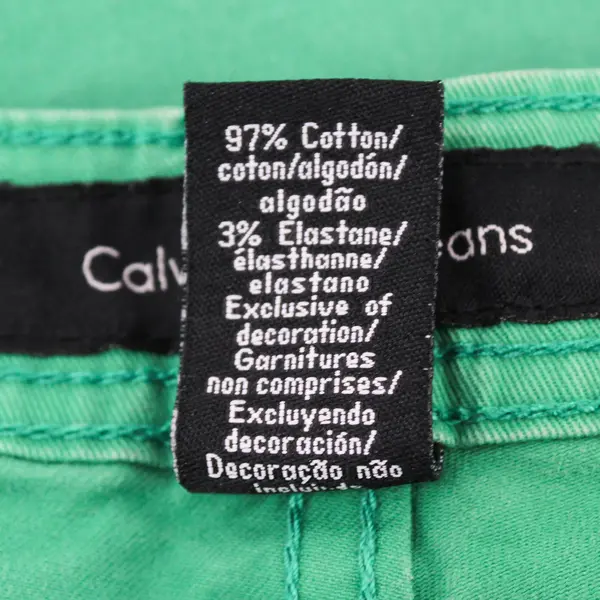 Calvin Klein Jeans Women's Green Skinny Crop Pants Size 8