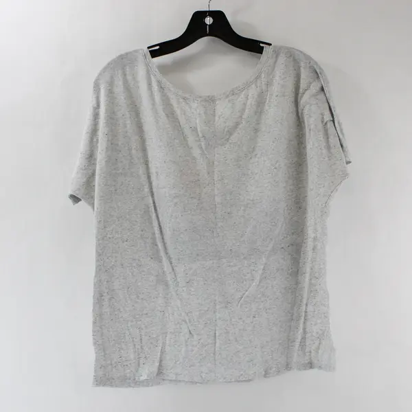 Bella+Canvas M California Bear Graphic Cropped Women's T-Shirt Gray