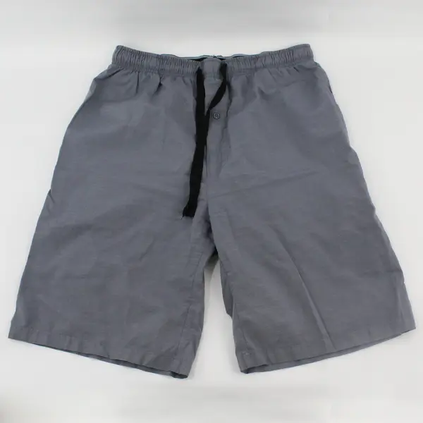 Hanes Men's Gray Plaid Lounge Sleep Shorts Size Medium
