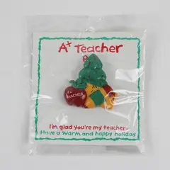Vintage Papel Freelance A+ Teacher Christmas Tree Pin NEW