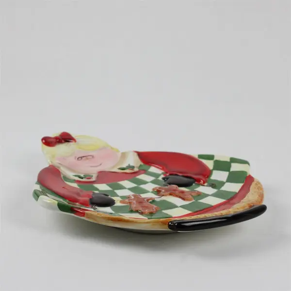 Certified International Becca Barton Mrs. Claus Hand-Painted Ceramic Plate 9.5"