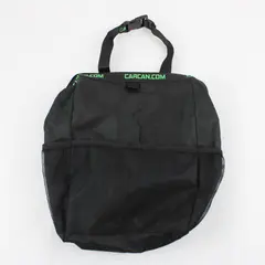 Carcan Small Hanging Car Trash Can Back of Seat Black